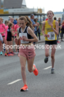 Girls under-13s 2021 Northern 6 and 4 Stage and Young Athletes Road Relays, Redcar. Photo: David T. Hewitson/Sports for All Pics